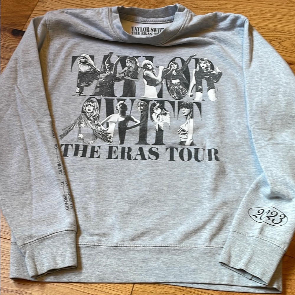 Gray Graphic Men's sweatshirt from Taylor swift’s eras tour 2023